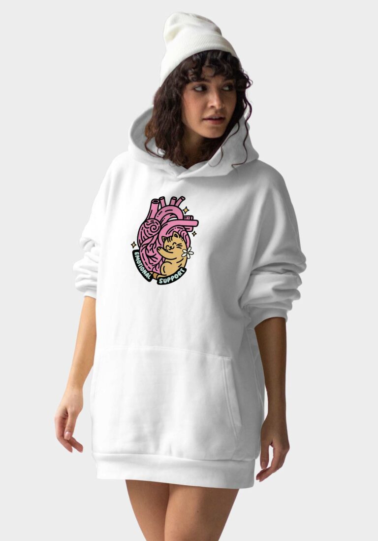 Moletom Gato de Suporte Emocional